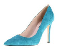 SJP FAWN 100 Teal Suede